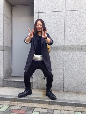 「L.H.P（エルエイチピー）のアイテム（ジャケット/アウター）」を使った、kazuya muraiさん（メンズ・170cm）の秋コーディネート