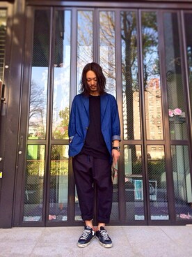 「L.H.P（エルエイチピー）のアイテム」を使った、kazuya muraiさん（メンズ・170cm）の春コーディネート