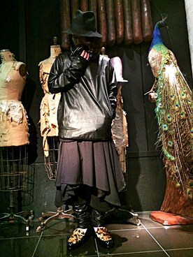「L.H.P（エルエイチピー）のアイテム（パンツ）」を使った、kazuya muraiさん（メンズ・170cm）の冬コーディネート