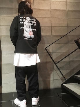「MISBHV（ミスビヘイブ）のアイテム（ジャケット/アウター）」を使った、kazuya muraiさん（メンズ・168cm）の春コーディネート