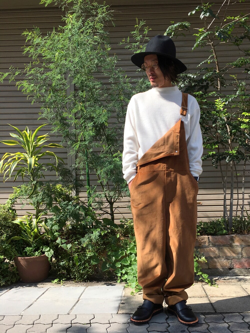 「秋、アメカジ、street、シュプリーム、PROPER GANG、soe、Julien david、LHP、LHP名古屋」｜「JULIEN DAVIDのアイテム（シューズ、ブラック系）」を使った、kazuya muraiさん（メンズ・168cm）の秋コーディネートの1枚目の写真