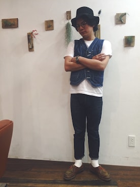 「アイテム（腕時計）」を使った、きぬもとさん（メンズ・173cm・20代）の秋コーディネート