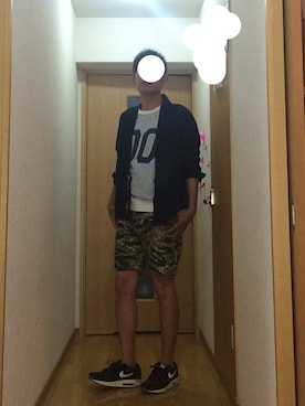 「BEAMS PLUS（ビームスプラス）のアイテム（Tシャツ/カットソー）」を使った、AK190さん（メンズ・168cm）の春コーディネート