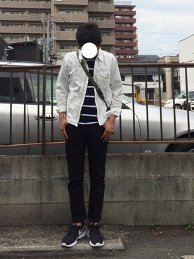 「SHIPS（シップス）のアイテム（ブルゾン）」を使った、AK190さん（メンズ・168cm）の春コーディネート