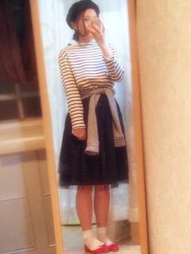 「orcival」｜「アイテム（キャミソール）」を使った、shihoさん（レディース・155cm）の冬コーディネート