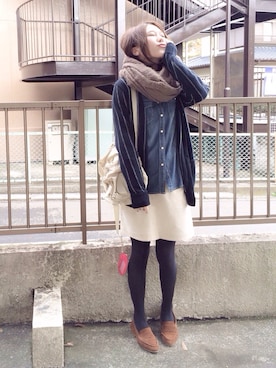 「タコちゅう」｜shihoさん（レディース・155cm）の秋コーディネート