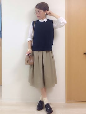 「アイテム（ドレスシューズ）」を使った、shihoさん（レディース・155cm）の夏コーディネート