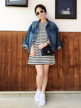 shihoさん（レディース・155cm）の夏コーディネート