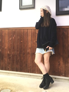 shihoさん（レディース・155cm）の秋コーディネート