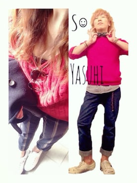 「CONVERSE（コンバース）のCONVERSE コンバース ジャック パーセル / JACK PURCEL（スニーカー）」を使った、pi✯さん（レディース・154cm）の冬コーディネート