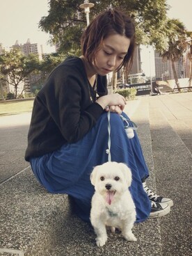 陳巧巧さん（レディース・160cm）の冬コーディネート