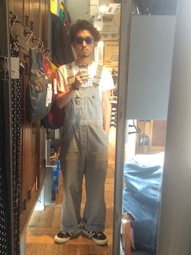 「アイテム（オールインワン・サロペット）」を使った、Hiroki Koyamaさん（メンズ・168cm・20代）の夏コーディネート