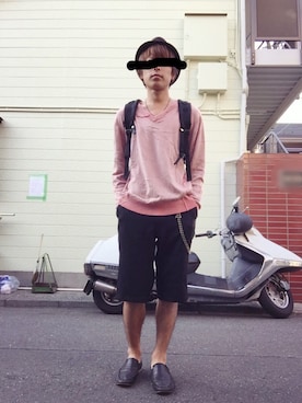 「ショートパンツ」｜AKIHITO さん（メンズ・162cm）の春コーディネート