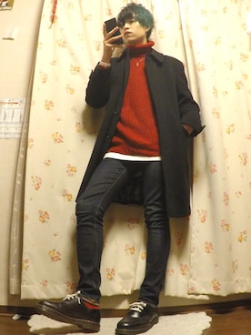 「Chrome Hearts」｜「アイテム（その他シューズ）」を使った、Tassy  (相互)さん（メンズ・180cm）の冬コーディネート