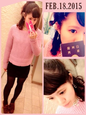 ちょす子さん（レディース・152cm）の冬コーディネート