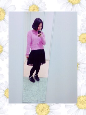 ちょす子さん（レディース・152cm）の冬コーディネート