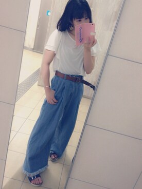 「DECO（デコ）のアイテム」を使った、ちょす子さん（レディース・152cm）の夏コーディネート