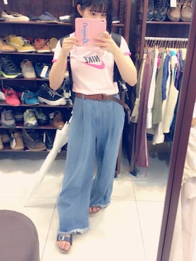 「DECO（デコ）のアイテム」を使った、ちょす子さん（レディース・152cm）の夏コーディネート