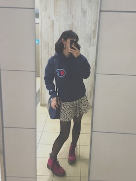 「Marc by Marc Jacobs（マークバイマークジェイコブス）のアイテム（リング）」を使った、ちょす子さん（レディース・152cm）の秋コーディネート