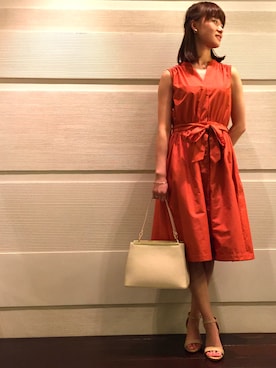 NANO・UNIVERSE LIBRARY 新宿 STAFFさん（レディース・160cm）の夏コーディネート