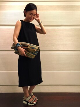 NANO・UNIVERSE LIBRARY 新宿 STAFFさん（レディース・160cm）の夏コーディネート