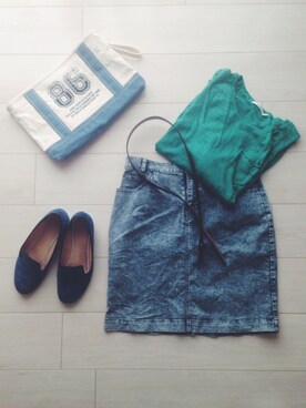 Takeda Kさん（レディース・159cm）の夏コーディネート