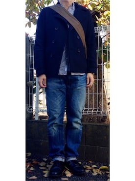 「アイテム（メッセンジャーバッグ）」を使った、こーさん（メンズ・170cm・20代）の秋コーディネート