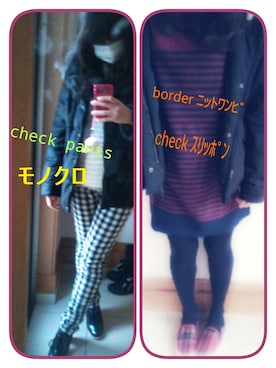 「アイテム（その他シューズ）」を使った、あみ♡さん（レディース・155cm・100代）の冬コーディネート