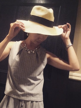 Emi Okamotoさん（レディース・161cm）の夏コーディネート