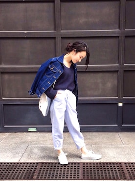 「S/S」｜ricoさん（レディース・154cm）の春コーディネート