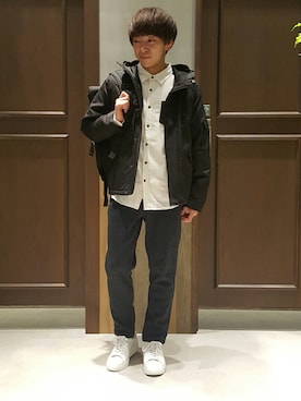 「ナカワタジャケット」｜けんてぃーさん（メンズ・170cm）の秋コーディネート