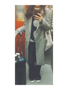 「rag & bone（ラグアンドボーン）のアイテム（ニット/セーター）」を使った、xiangzi630さん（レディース・164cm）の冬コーディネート