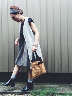 「EDITION（エディション）のアイテム（アクセサリー）」を使った、SAYAKAさん（レディース・147cm）の夏コーディネート