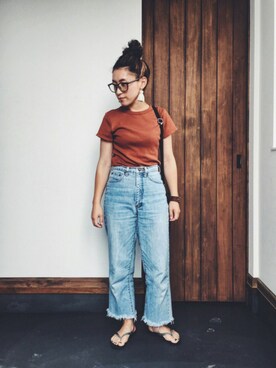 「jujube（ジュジュブ）のアイテム」を使った、SAYAKAさん（レディース・147cm）の夏コーディネート