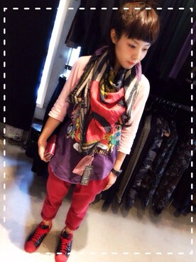 エリナさん（レディース・154cm）の秋コーディネート