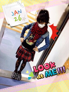 「L.H.P（エルエイチピー）のアイテム（腕時計）」を使った、エリナさん（レディース・154cm）の冬コーディネート