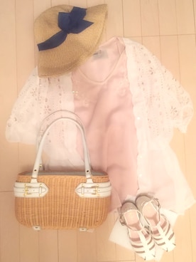 「Freesia（フリージア）のアイテム（ワンピース/ドレス）」を使った、vuuunj12さん（レディース・153cm）の夏コーディネート
