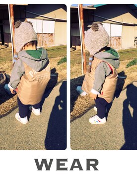 「子供服」｜jo-sukeさん（キッズ・80cm）の冬コーディネート