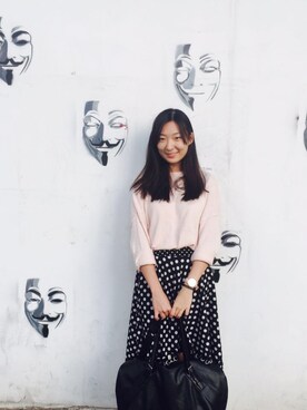 「H&M（エイチ・アンド・エム）のアイテム（アンサンブル）」を使った、Mさん（レディース・173cm）の秋コーディネート