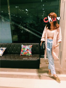 「qkastyleのHead bag（ハンドバッグ、ブラック系）」を使った、Qkastyleさん（レディース・160cm）の夏コーディネート