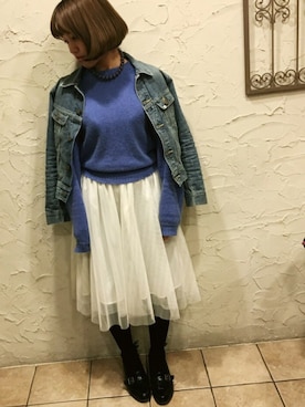 果 林さん（レディース・154cm）の冬コーディネート