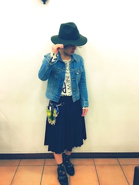 果 林さん（レディース・154cm）の冬コーディネート