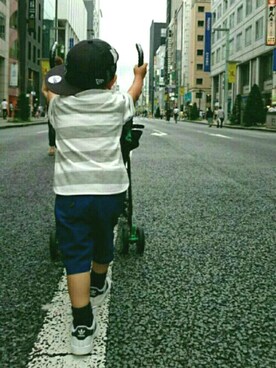 dr.ohさん（キッズ・90cm）の夏コーディネート