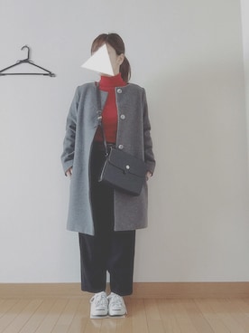 「CONVERSE（コンバース）のCONVERSE コンバース ジャック パーセル / JACK PURCEL（スニーカー）」を使った、ckh.さん（レディース・154cm）の冬コーディネート