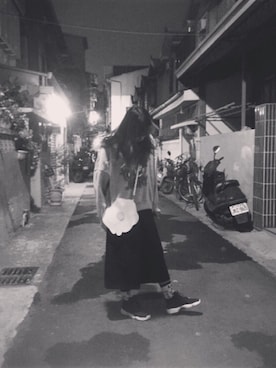 「Provocateur /// 煽動者（プログォケイター）のアイテム」を使った、Chien Liさん（レディース・159cm）の秋コーディネート