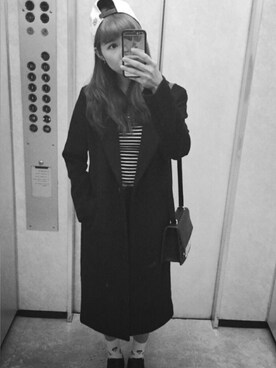 「SQUAD（スクアッド）のアイテム（帽子）」を使った、Chien Liさん（レディース・159cm）の秋コーディネート