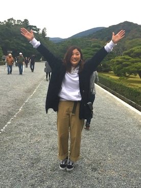 「H&M（エイチ・アンド・エム）のアイテム（その他）」を使った、♢tanusT♢さん（レディース・165cm）の秋コーディネート
