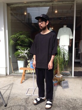 「theSakaki」｜佐藤  直樹さん（メンズ・172cm）の夏コーディネート