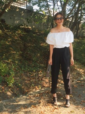 Ameri★さん（レディース・164cm）の夏コーディネート