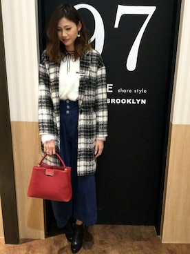 「アイテム（ジャケット/アウター）」を使った、yukiさん（レディース・175cm）の冬コーディネート